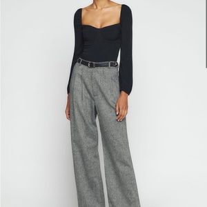 Reformation Reign Top in Black